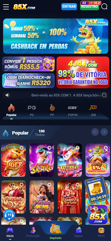85x.com desfrute de profissional jogo