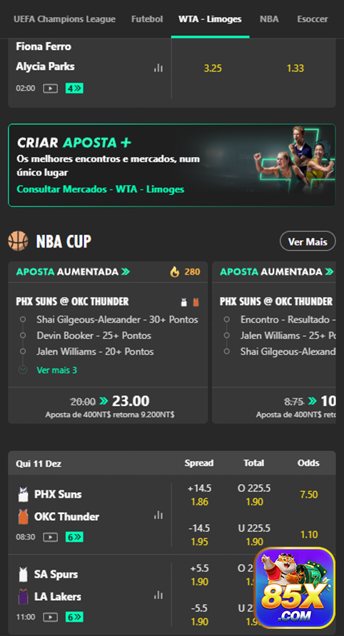 85x.com desfrute de avançado jogo