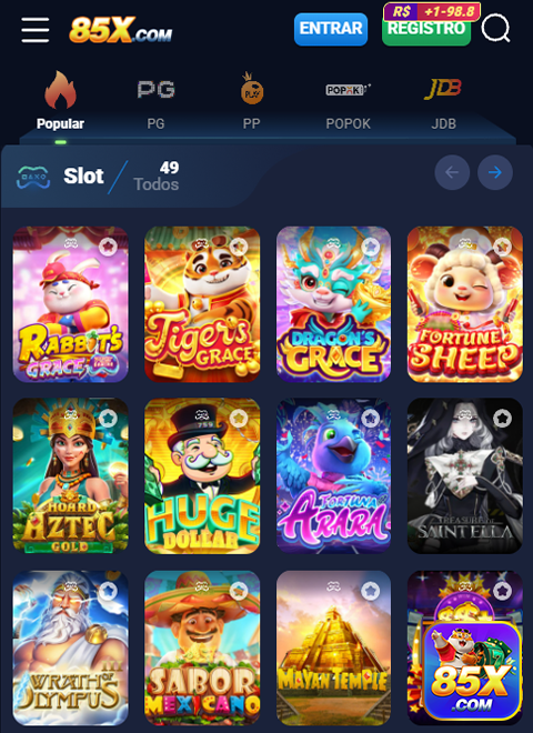 85x.com participe de dinâmico jogo